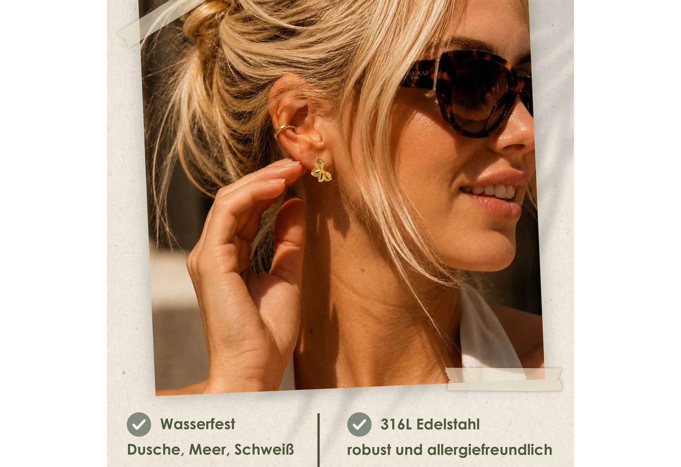 Heideman Schmuck-Adventskalender Summerbox Paris silberfarben, Schmuckset mehrteilig Schmuck für Frauen - 5 Schmuckstücke – Bild 3 von 5