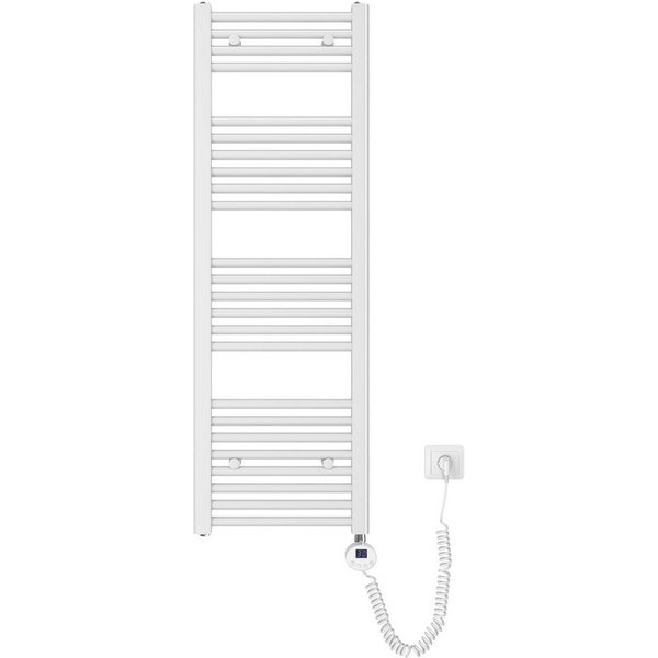 Heilmetz Elektrischer Badheizkörper mit Smart WLAN Thermostat Heizstab, 500W, Intelligente App/Sprachsteuerung, Weiß, Geeignet für 5 m²