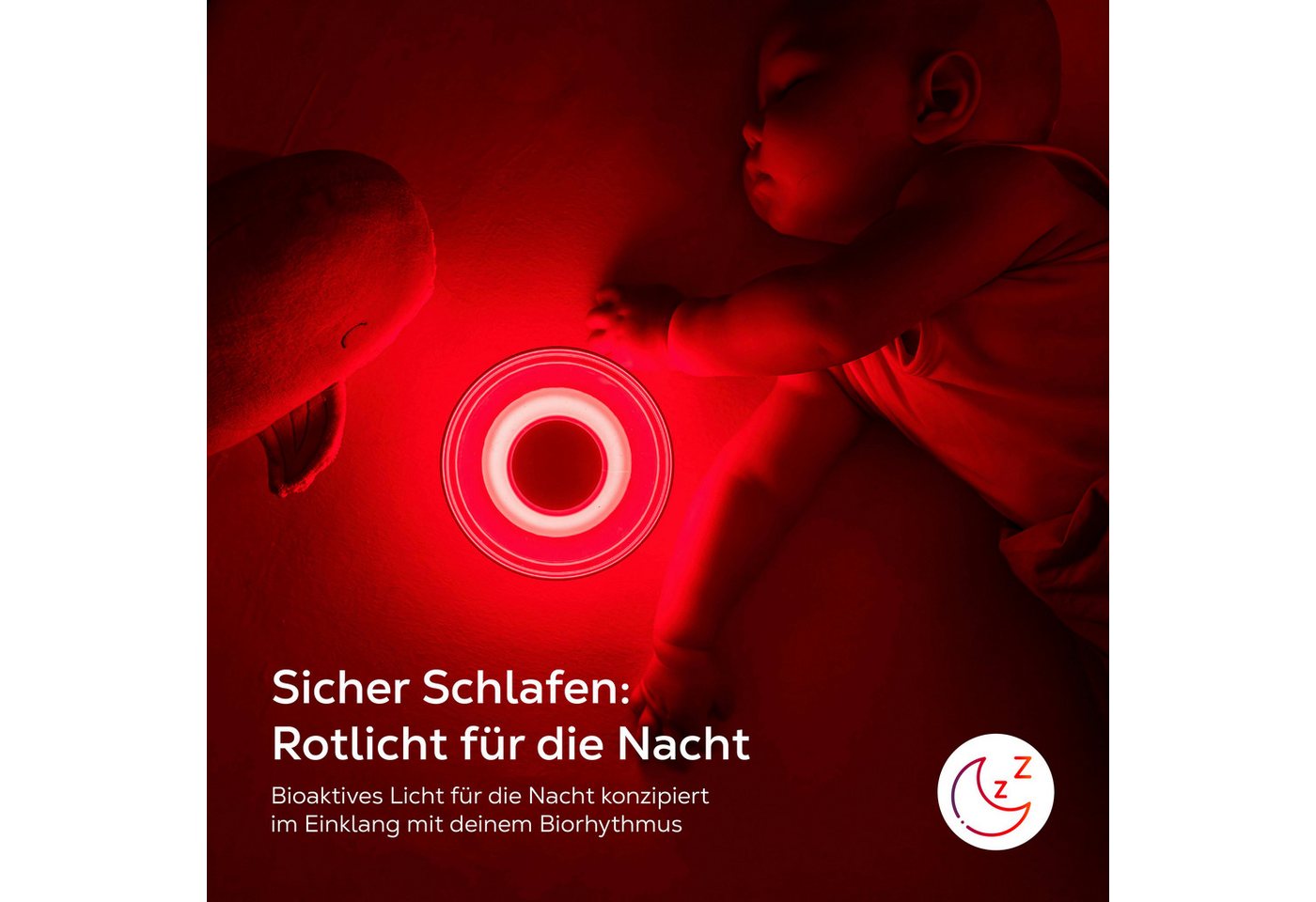 heilys® LED Nachtlicht CleanSleep, LED fest integriert – Bild 3 von 5