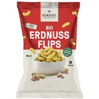 HEIMATGUT Bio-Erdnussflips , 125 g, ohne Zusatzstoffe