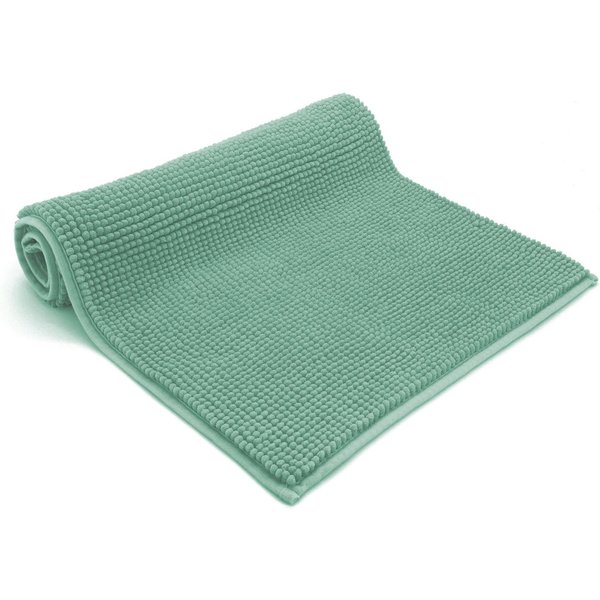heimtexland Badematte Badvorleger Chenille Badteppich Duschvorleger, rutschhemmend beschichtet, Fußbodenheizung geeignet, schnell trocknend, strapazierfähig, fu