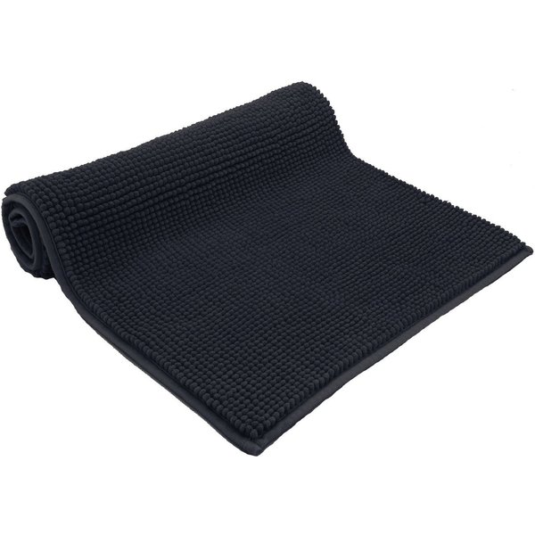 heimtexland Badematte Badvorleger Chenille Badteppich Duschvorleger, rutschhemmend beschichtet, Fußbodenheizung geeignet, schnell trocknend, strapazierfähig, fu
