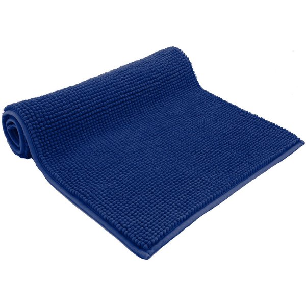 heimtexland Badematte Badvorleger Chenille Badteppich Duschvorleger, rutschhemmend beschichtet, Fußbodenheizung geeignet, schnell trocknend, strapazierfähig, fu