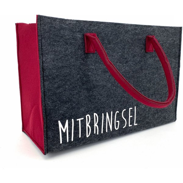heimtexland Einkaufsshopper Universal Filztasche Einkaufstasche Filz Shopper, 24 l, Henkel Tragetasche - strapazierfähig langlebig nachhaltig