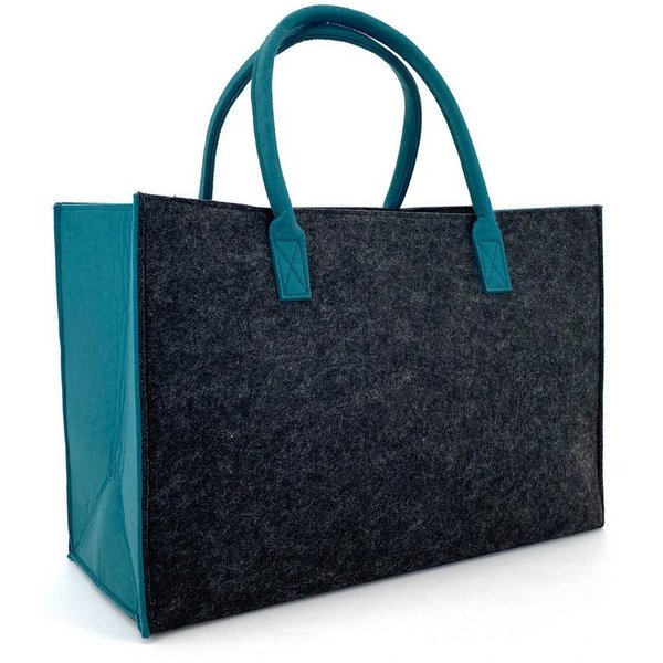 heimtexland Einkaufsshopper Universal Filztasche Einkaufstasche Filz Shopper, 24 l, Henkel Tragetasche - strapazierfähig langlebig nachhaltig