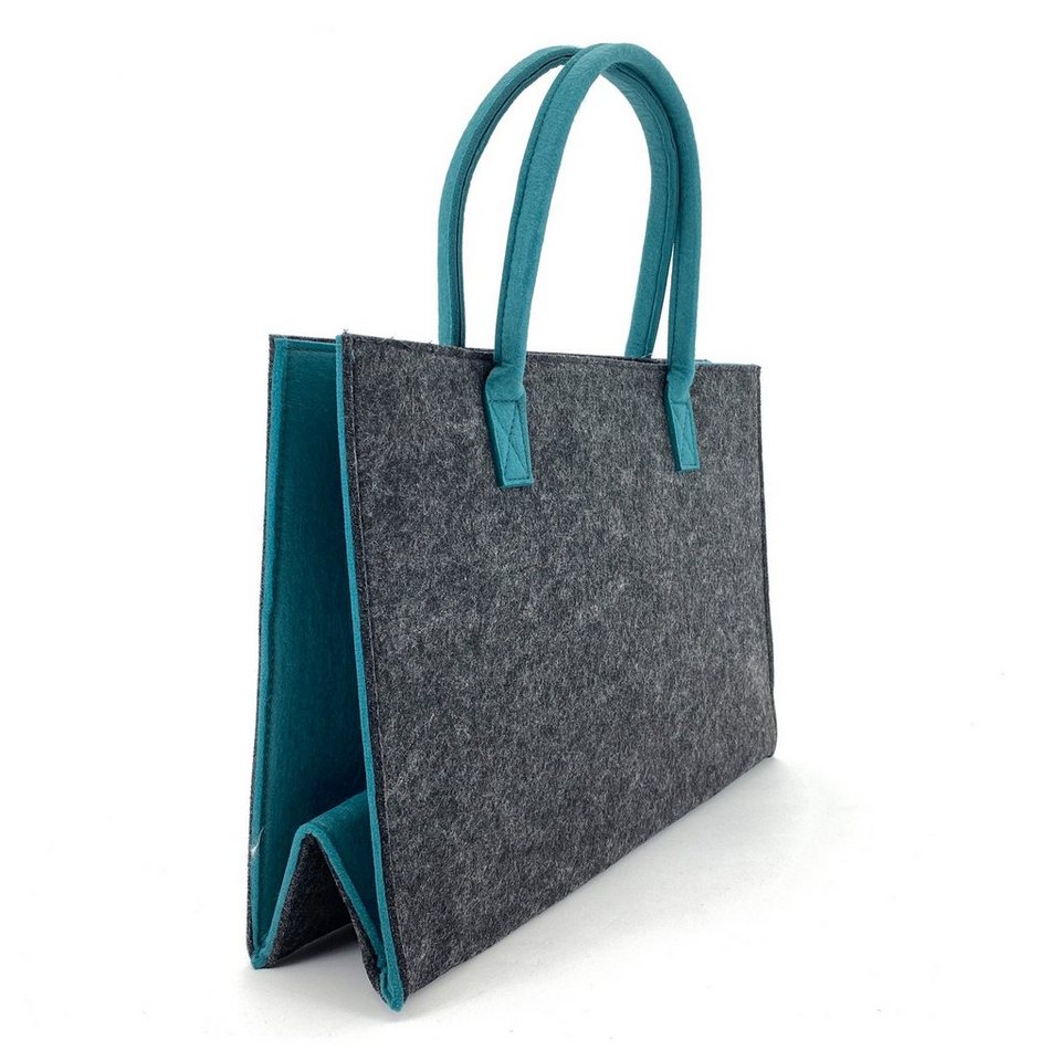 heimtexland Einkaufsshopper Universal Filztasche Einkaufstasche Filz Shopper, 24 l, Henkel Tragetasche - strapazierfähig langlebig nachhaltig – Bild 2 von 5