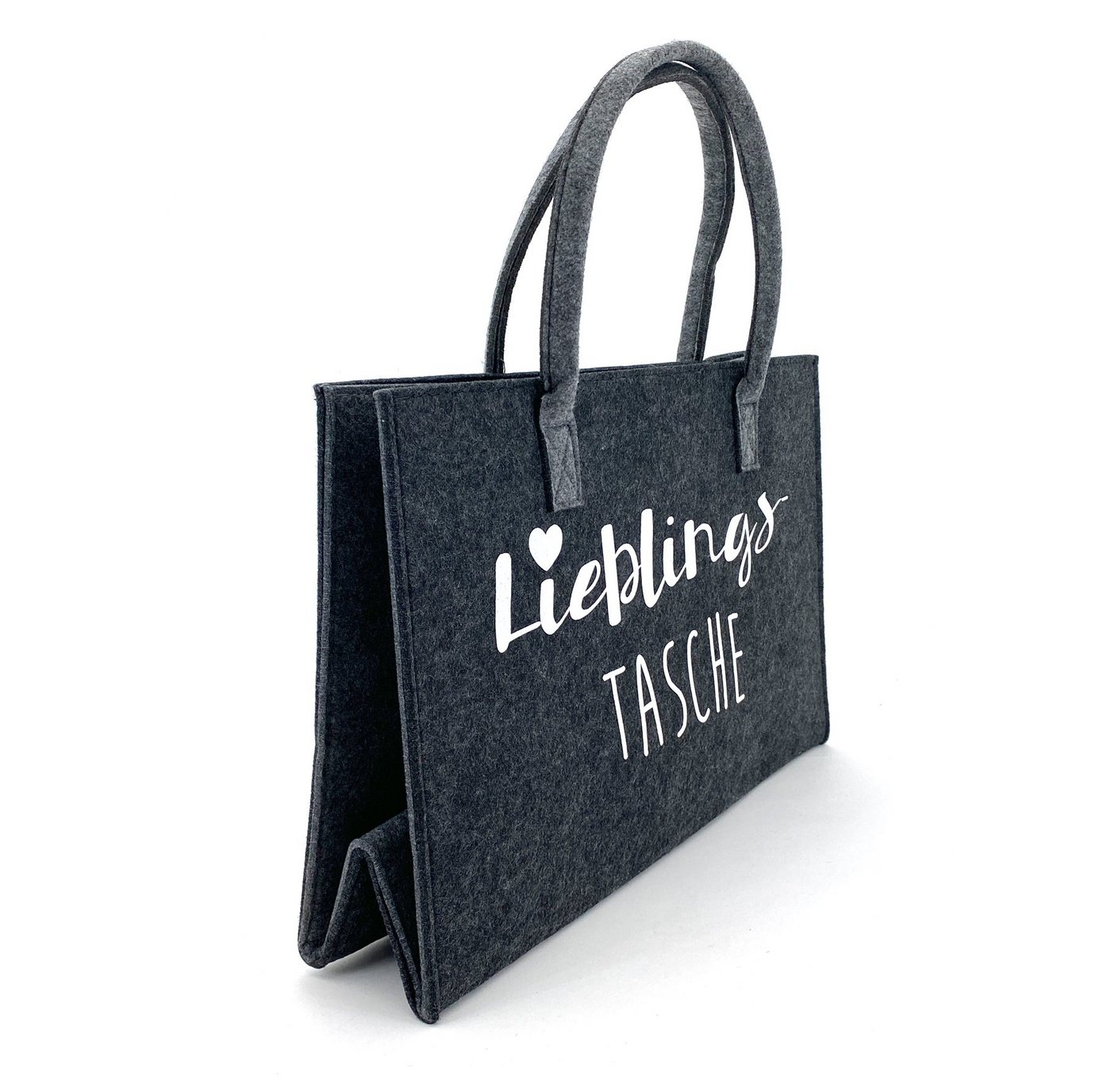 heimtexland Einkaufsshopper Universal Filztasche Einkaufstasche Filz Shopper, 24 l, Henkel Tragetasche - strapazierfähig langlebig nachhaltig – Bild 2 von 5