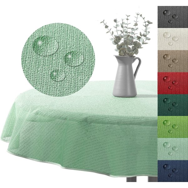 heimtexland Gartentischdecke Outdoor Tischdecke Garten Balkon Camping Tischdeko (Stück 1-tlg, 1), wetterfest I robust I UV-beständig I rutschfest I waschbar