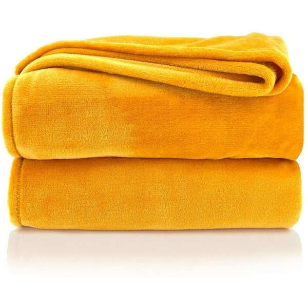 Wohndecke Premium Super Soft Flanell Kuscheldecke Sofadecke, heimtexland, super weich und flauschig, Allergiker geeignet, atmungsaktiv