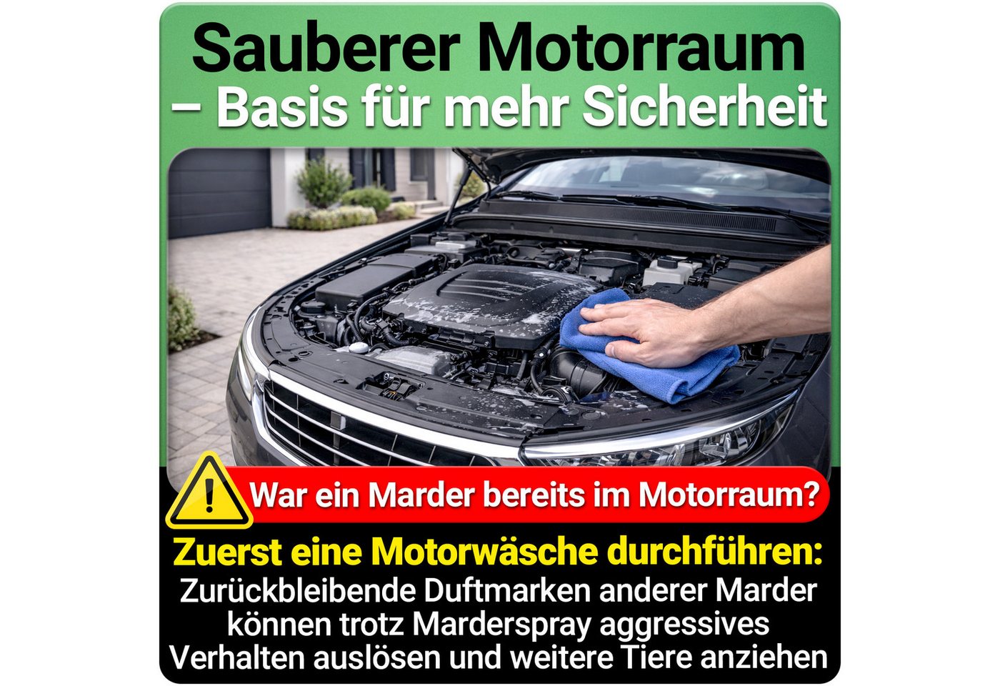 HEIMWERT Marderspray Marderspray Marder Stopp Spray, Wirkt sofort mit Langzeitformel- Hochwirksamer Marderschreck – Bild 5 von 5