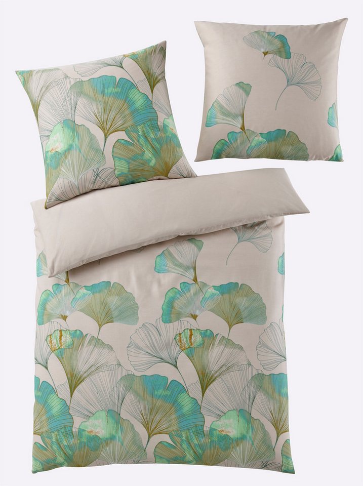 heine Bettwäsche Bettwäsche, Mako-Satin, Satin, 2 teilig, Mako-Satin, Satin – Bild 2 von 3