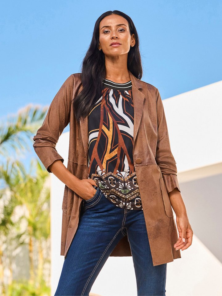 heine Blusenblazer Blazerjacke Langarm – Bild 3 von 5