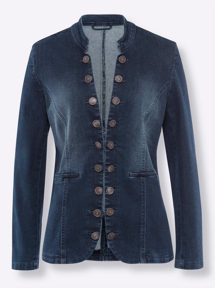 heine Blusenblazer Jeans-Blazer Langarm – Bild 4 von 4