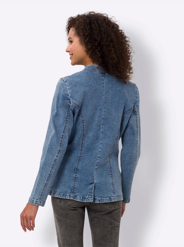 heine Blusenblazer Jeans-Blazer Langarm – Bild 2 von 4