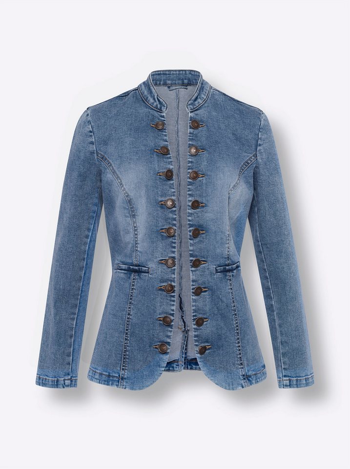 heine Blusenblazer Jeans-Blazer Langarm – Bild 4 von 4