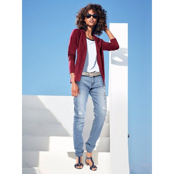 heine Blusenblazer Jersey-Blazer Langarm