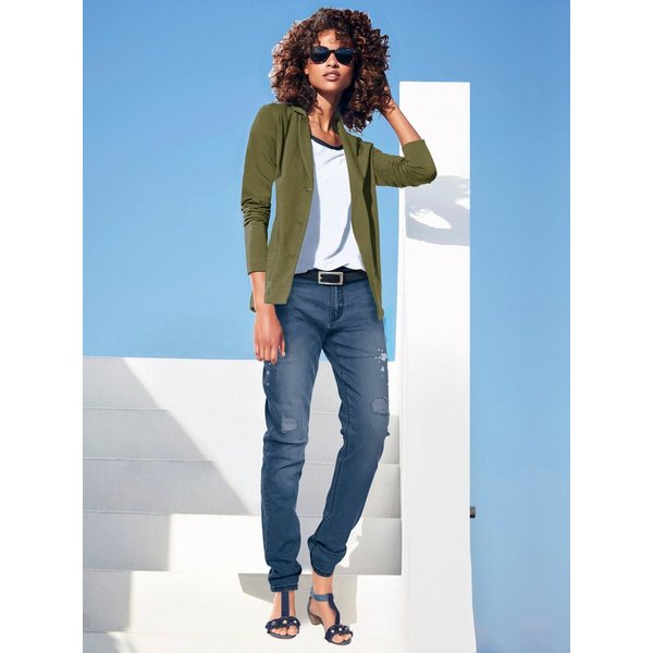 heine Blusenblazer Jersey-Blazer Langarm