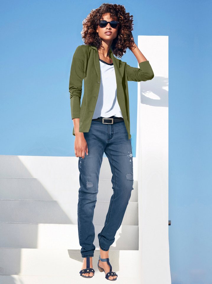 heine Blusenblazer Jersey-Blazer Langarm – Bild 3 von 4