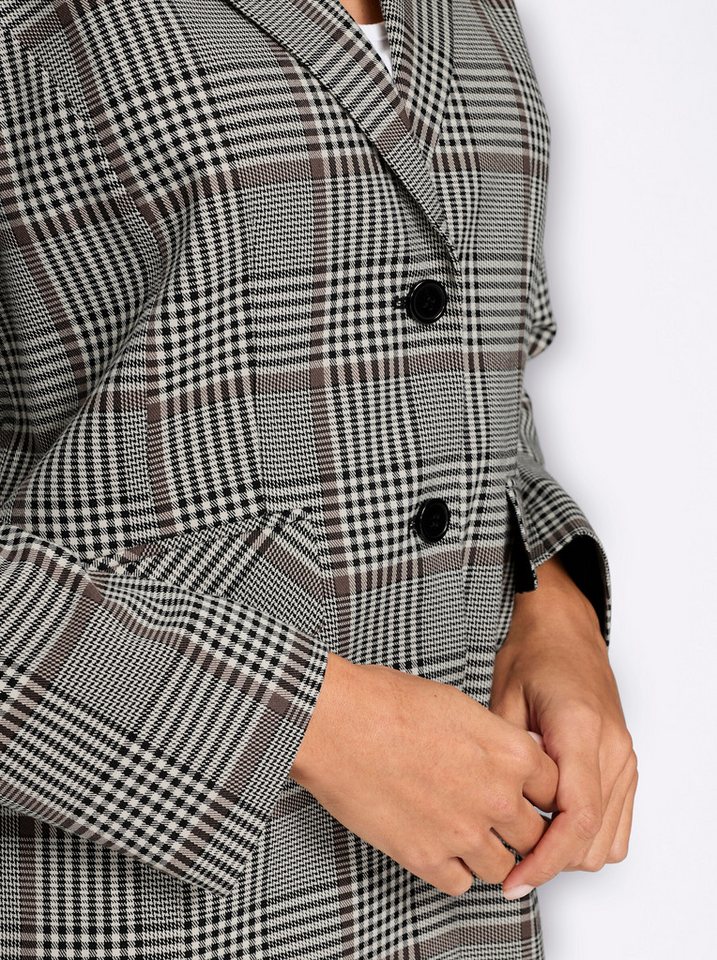 heine Blusenblazer Karo-Blazer Langarm – Bild 5 von 5