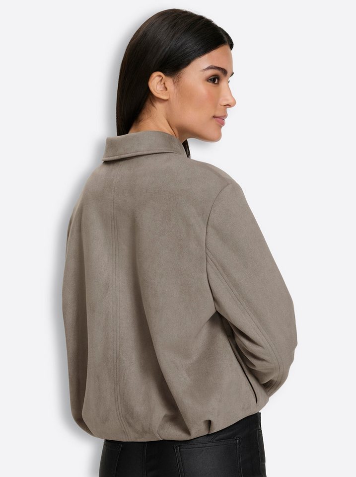 heine Blusenblazer Lederimitat-Blazer Langarm – Bild 2 von 5