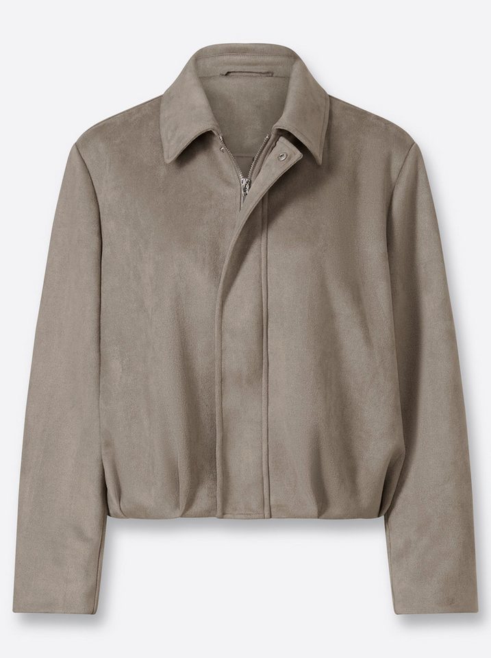 heine Blusenblazer Lederimitat-Blazer Langarm – Bild 4 von 5