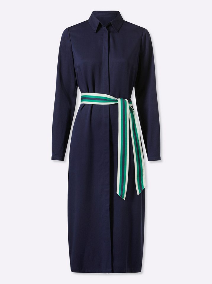 heine Etuikleid Lyocell-Kleid Langarm – Bild 4 von 5