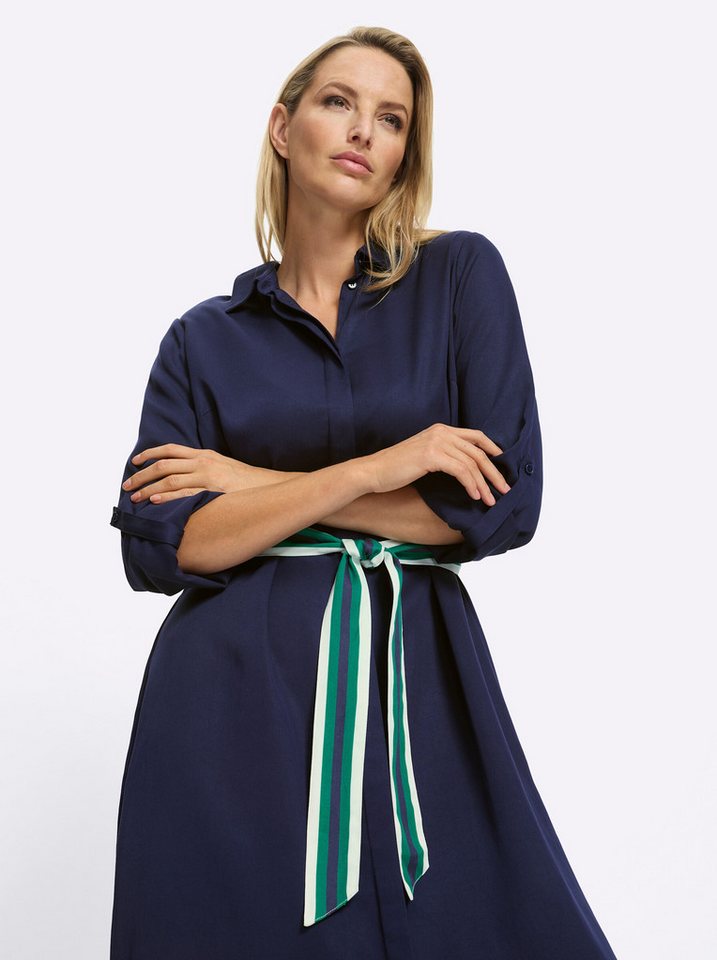 heine Etuikleid Lyocell-Kleid Langarm – Bild 5 von 5