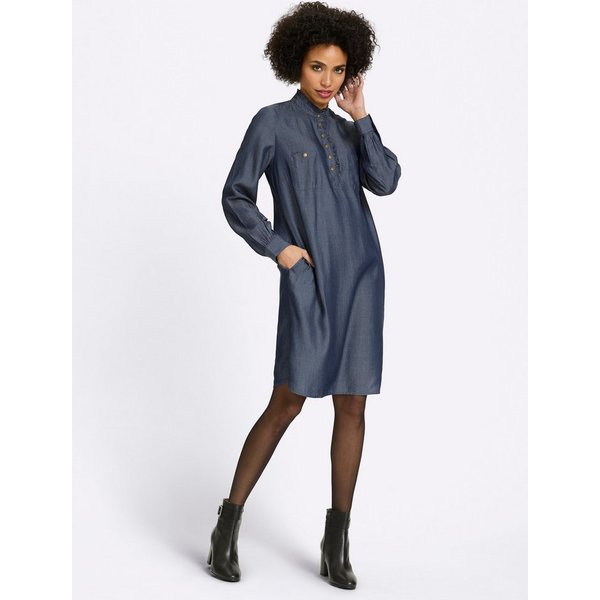 heine Etuikleid Webkleid Langarm
