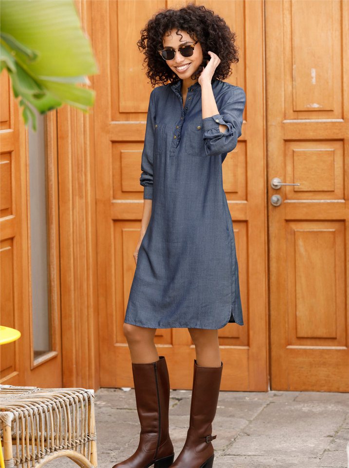 heine Etuikleid Webkleid Langarm – Bild 3 von 5