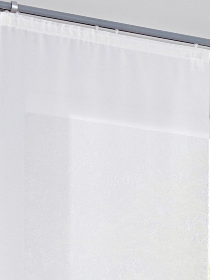 heine Gardine Schiebevorhang (1 St), Klettschiene, halbtransparent, Schiebevorhang – Bild 3 von 3