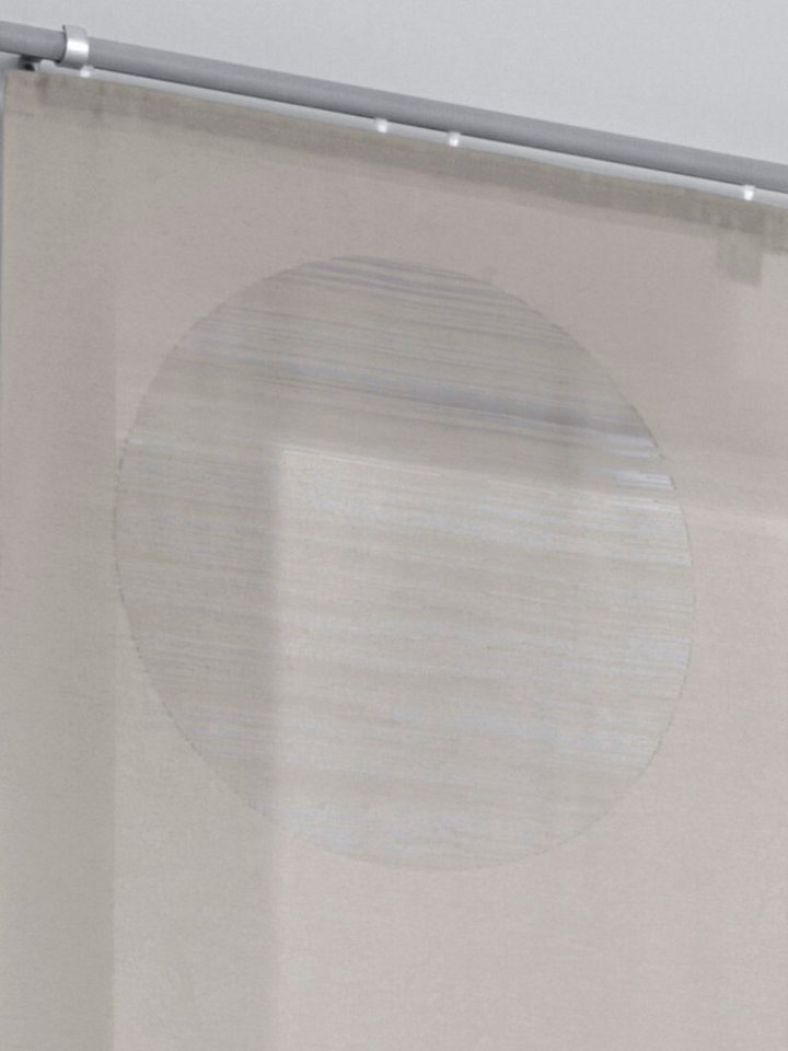 heine Gardine Schiebevorhang (1 St), Klettschiene, halbtransparent – Bild 2 von 2