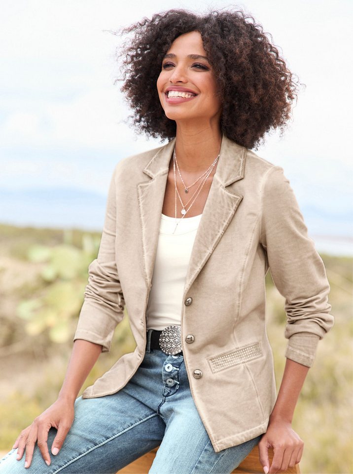 heine Jerseyblazer Sweatblazer Langarm – Bild 3 von 4