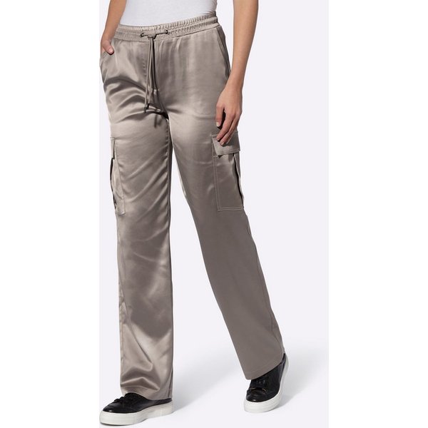 heine Jerseyhose Satin-Hose normal