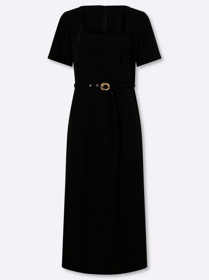 heine Jerseykleid Web-Kleid Kurzarm – Bild 4 von 5