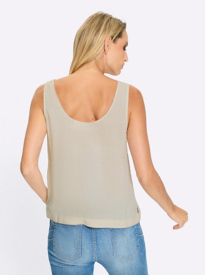 heine Klassische Bluse Blusentop Ärmellos – Bild 2 von 5