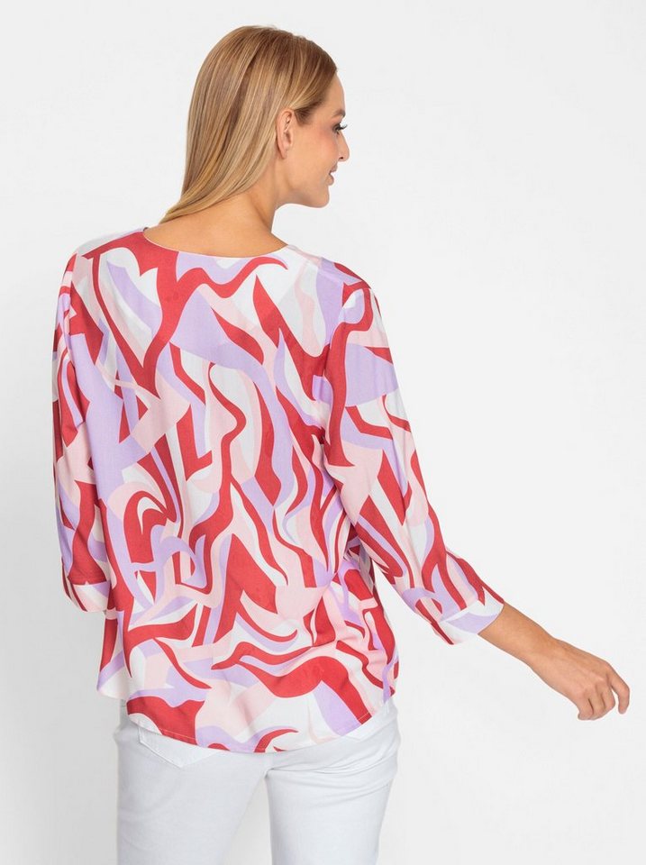 heine Klassische Bluse Druckbluse 3/4-Arm – Bild 2 von 4