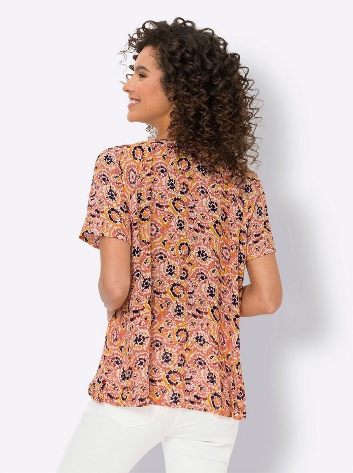 heine Klassische Bluse Druckbluse Kurzarm – Bild 2 von 4