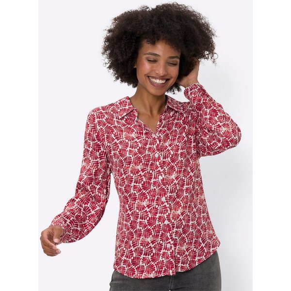 heine Klassische Bluse Druckbluse Langarm