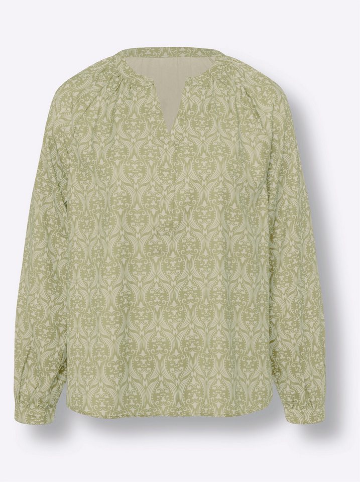 heine Klassische Bluse Druckbluse Langarm – Bild 3 von 3