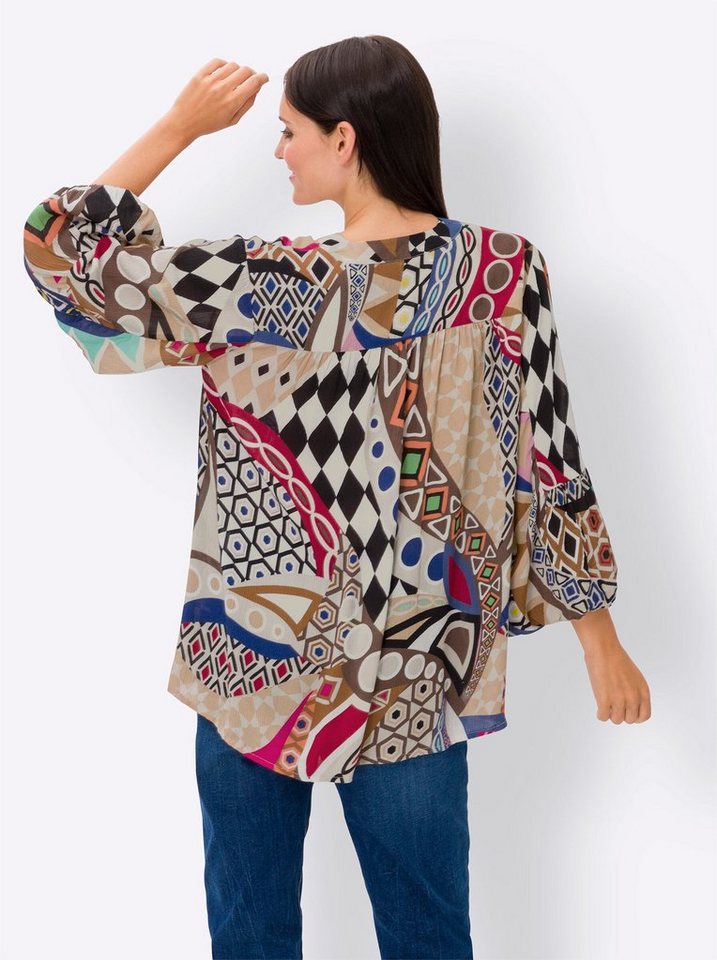 heine Klassische Bluse Druckbluse Langarm – Bild 2 von 5
