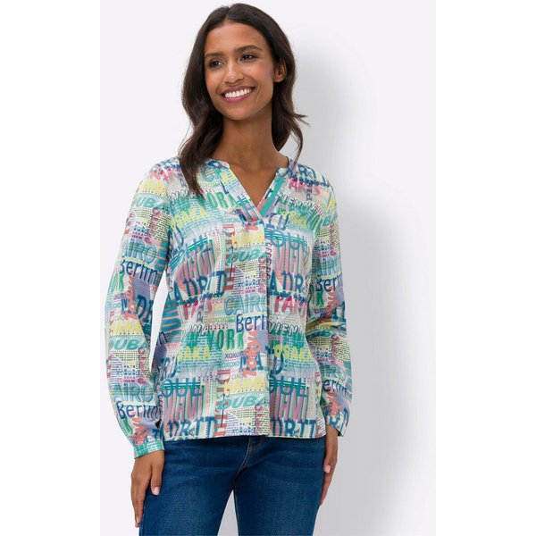 heine Klassische Bluse Druckbluse Langarm