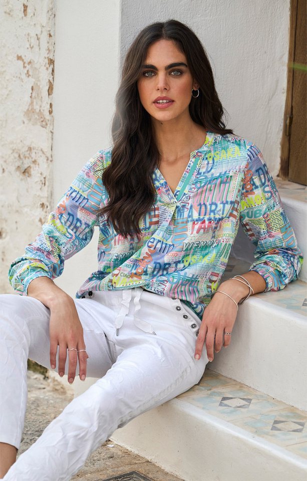 heine Klassische Bluse Druckbluse Langarm – Bild 3 von 4