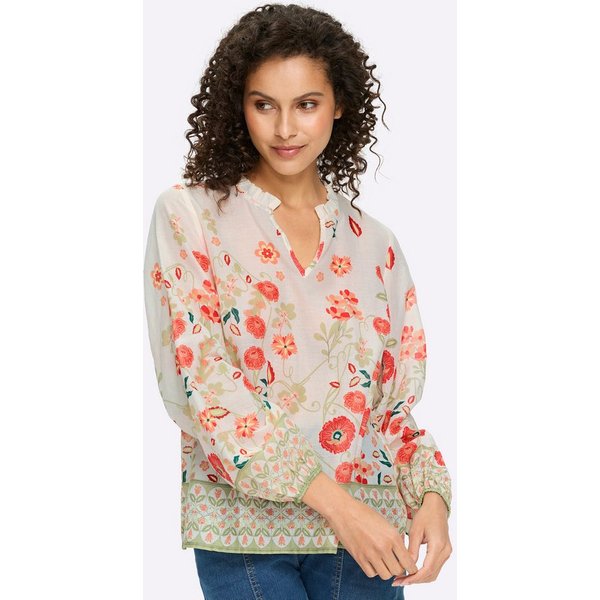 heine Klassische Bluse Druckbluse Langarm