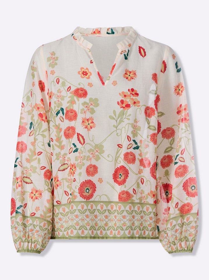 heine Klassische Bluse Druckbluse Langarm – Bild 4 von 5