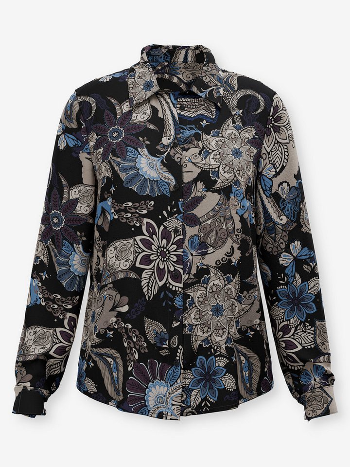 heine Klassische Bluse Druckbluse Langarm – Bild 4 von 5