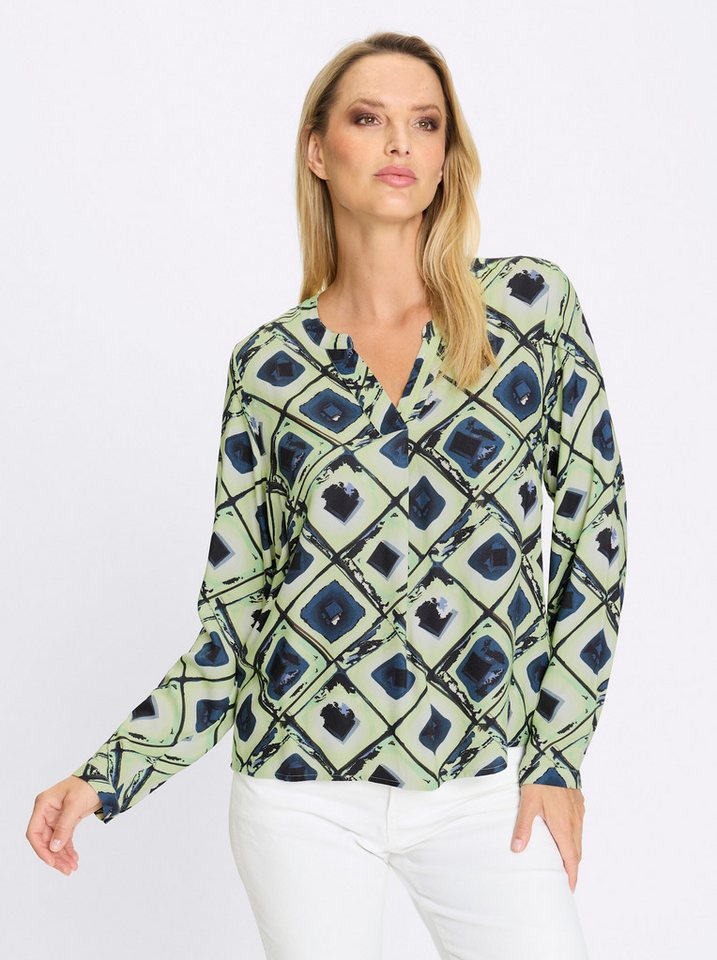 heine Klassische Bluse Druckbluse Langarm – Bild 2 von 5