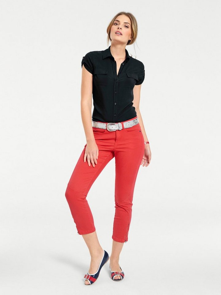 heine Klassische Bluse Hemdbluse Kurzarm – Bild 3 von 5