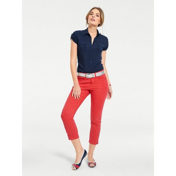 heine Klassische Bluse Hemdbluse Kurzarm