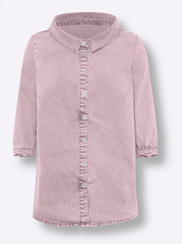 heine Klassische Bluse Jeansbluse 3/4-Arm – Bild 4 von 4