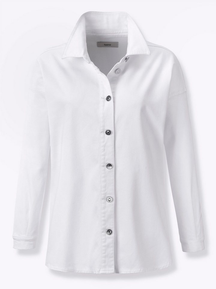 heine Klassische Bluse Jeansbluse Langarm – Bild 4 von 5